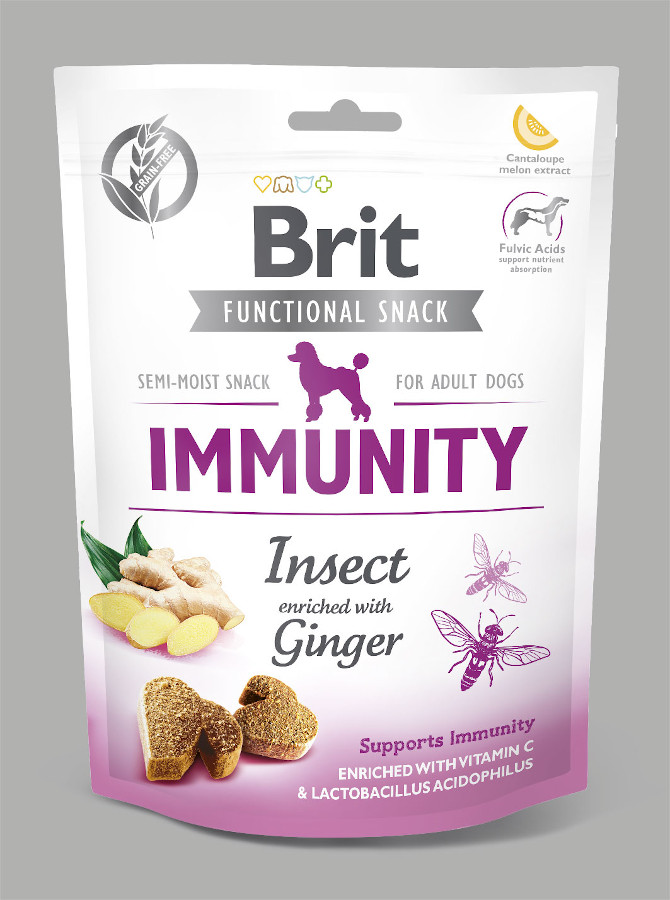 Brit Functional Snack Immunity Insect 10x 150 g