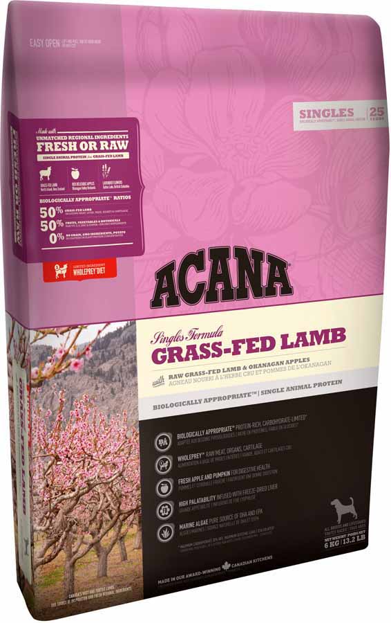 Acana Singles GRASS-FED LAMB DOG 17 kg
