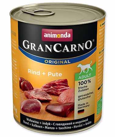 Animonda Gran Carno ADULT hovězí + krůta 12x 800 g