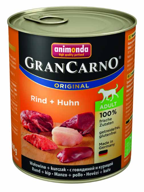Animonda Gran Carno ADULT hovězí + kuře 12x 800 g