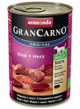 Animonda Gran Carno ADULT hovězí + srdce 12x 400 g