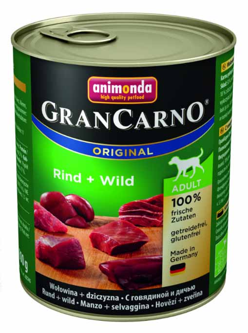 Animonda Gran Carno ADULT hovězí + zvěřina 800 g