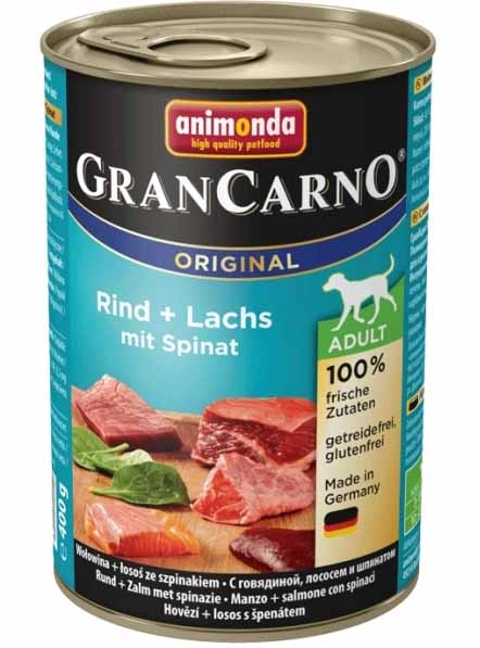 Animonda Gran Carno ADULT mořský losos + špenát 400 g