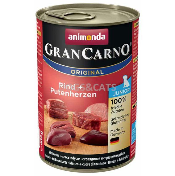 Animonda Gran Carno hovězí krůtí srdce