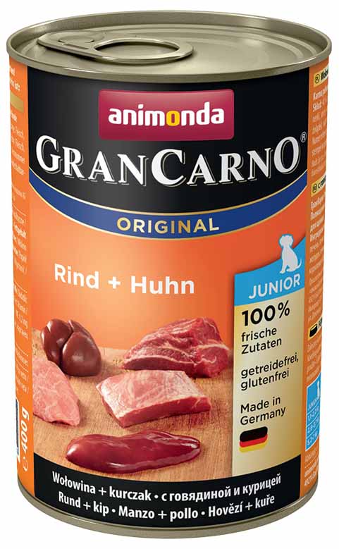 Animonda Gran Carno JUNIOR hovězí + kuře 400 g