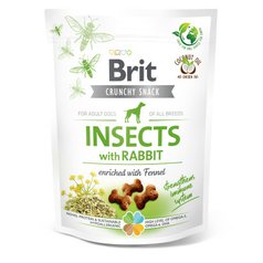 Brit Care Crunchy Cracker Insects with Rabbit enriched with Fennel 200 g