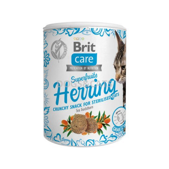 Brit Care Cat Snack Superfruits Herring