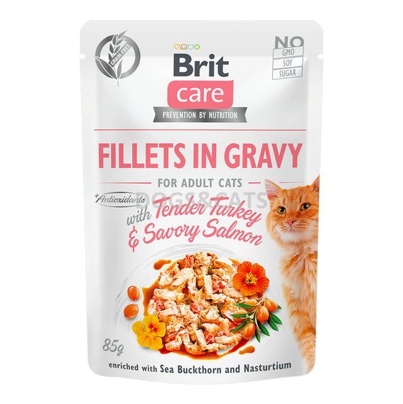 Brit Care GF Adult Turkey Salmon Gravy Pouch