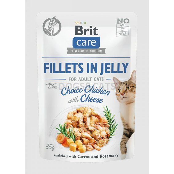 Brit Care Cat Pouch Choice Chicken with Cheese in Jelly