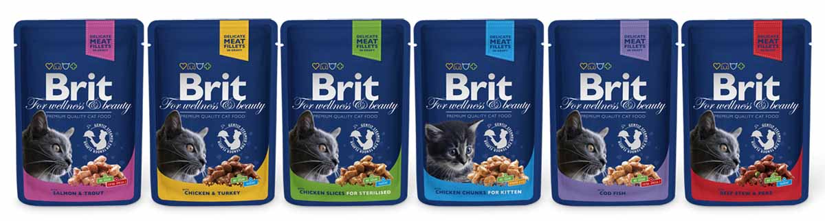 Brit Premium Cat kapsa Beef Stew & Peas 24x 100 g