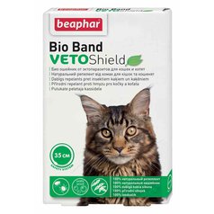 Přírodní antiparazitní obojek Beaphar Bio Band Veto Shield pro kočky