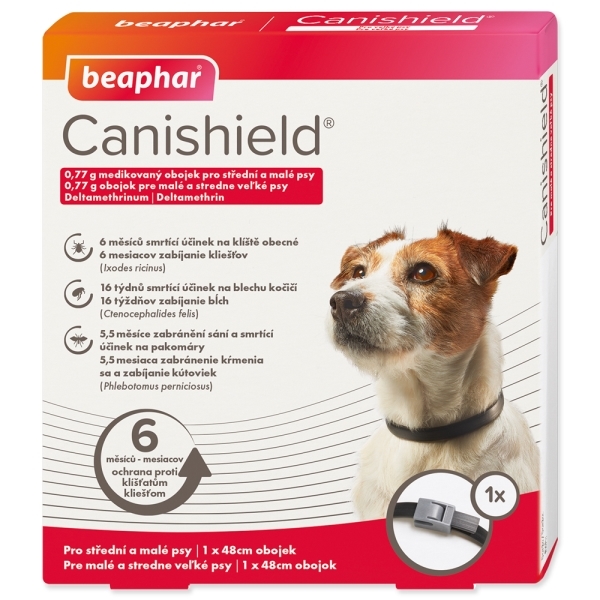 Beaphar Canishield 48 cm antiparazitní obojek pro psy