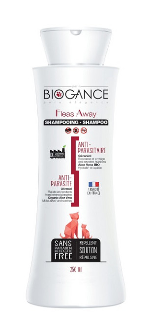Biogance šampon Fleas Away Cat - antiparazitní 250 ml
