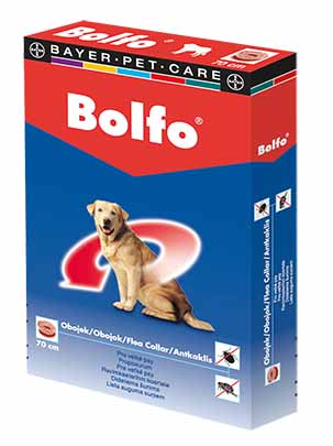 BOLFO antiparazitní obojek pro psy 70 cm