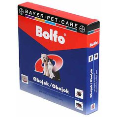 BOLFO antiparazitní obojek pro psy a kočky 38 cm