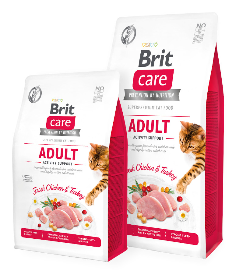 Brit Care Cat GF Adult Activity Support 4 kg