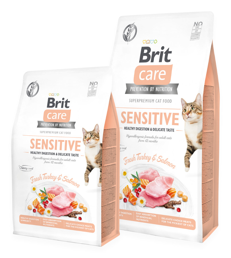 Brit Care Cat GF Sensitive Healthy Digestion & Delicate Taste 7 kg