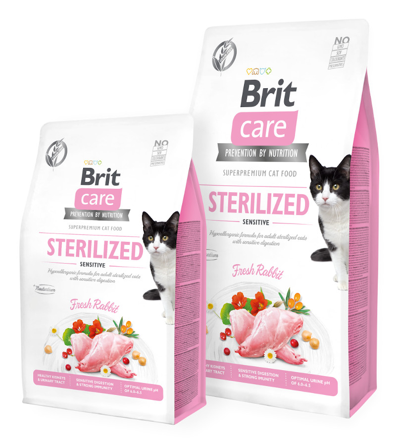 Brit Care Cat GF Sterilized Sensitive 14 kg