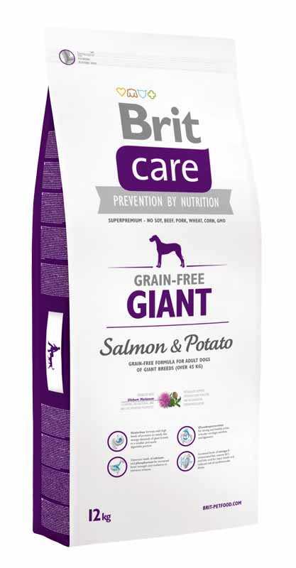 Brit Care Dog Grain Free ADULT Giant Salmon & Potato 3 kg