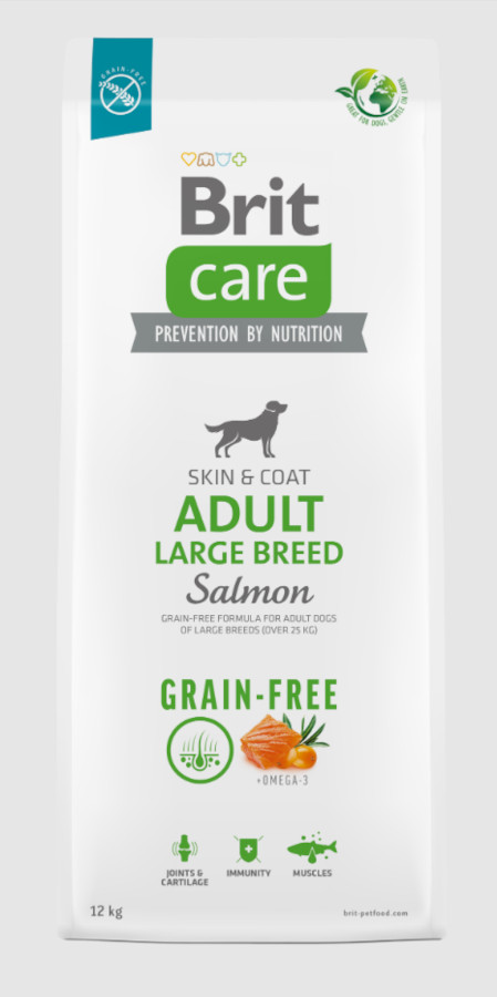 Brit Care Dog Grain Free Adult Large Salmon 24 kg