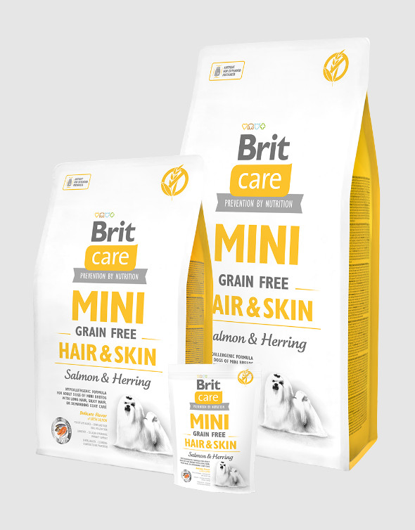 Brit Care Dog Grain Free Mini Hair & Skin Salmon 400 g