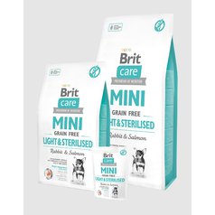 Brit Care Dog Grain Free Mini Light & Sterilised Rabbit