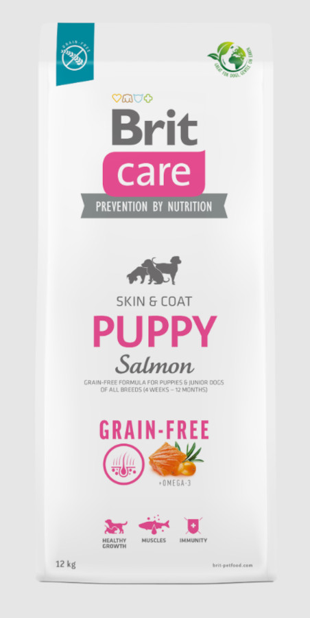 Brit Care Dog Grain Free Puppy Salmon 12 kg
