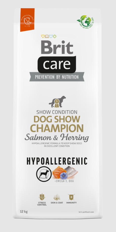 Brit Care Dog Hypoallergenic Dog Show Champion Salmon 12 kg