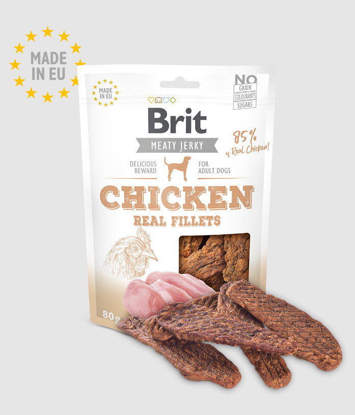 Brit Meaty Jerky Chicken Fillets 200 g