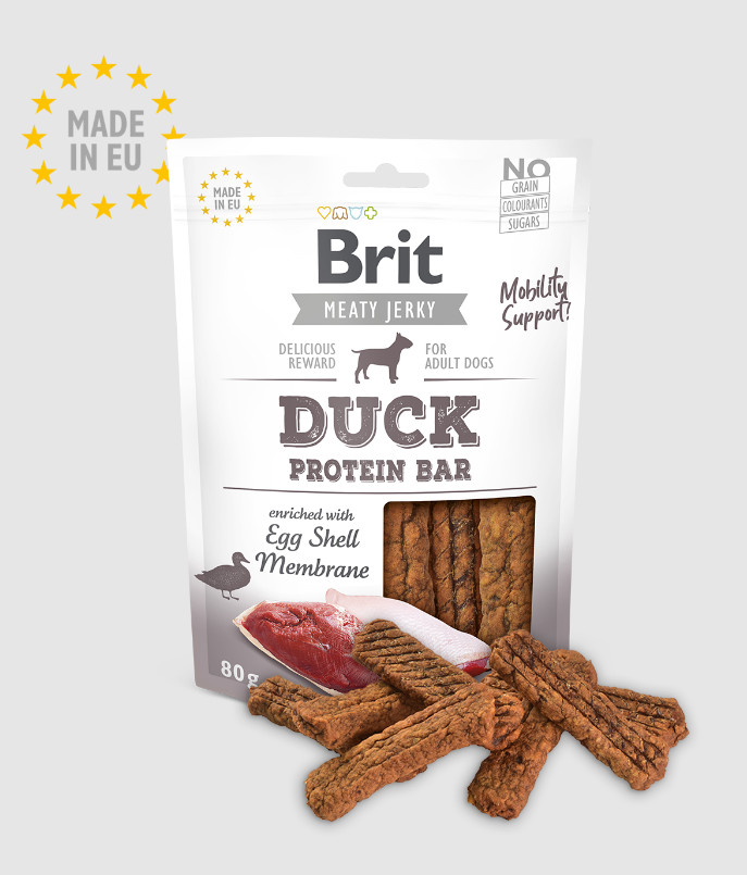 Brit Meaty Jerky Duck Protein Bar 80 g