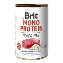 Brit Mono Protein - Beef & Brown Rice konzerva