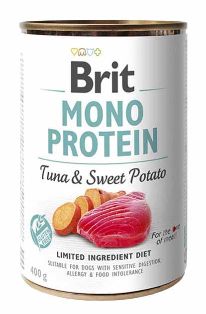 Brit Mono Protein - Tuna & Sweet Potato konzerva 400 g