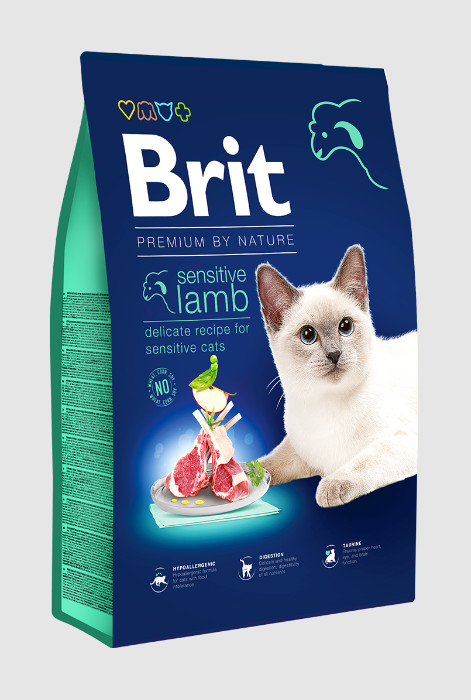 Brit Premium Cat by Nature Sensitive Lamb 16 kg