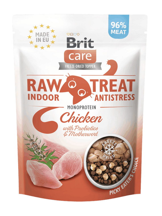 Brit Raw Treat Cat Indoor & Antistress 40 g