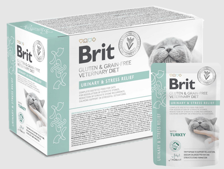 Brit VD Cat GF Urinary & Stress kapsičky 12x 85 g