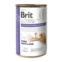 Brit VD Dog GF Gastrointestinal Low Fat Tuna with Lamb konzerva