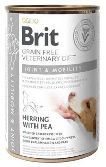 Brit VD Dog GF Joint&Mobility Herring with Pea konzerva 12x 400 g
