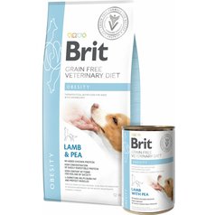 Brit VD Dog GF Obesity Lamb & Pea