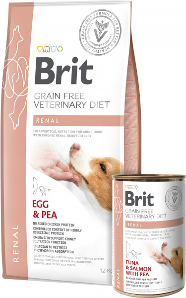 Brit VD Dog GF Renal Egg & Pea 2 kg