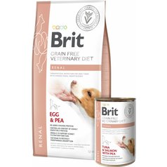 Brit VD Dog GF Renal Egg & Pea