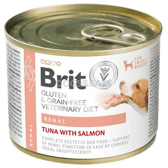 Brit VD Dog Renal konzerva 200