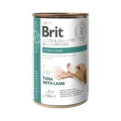Brit VC Dog GF Sterilised Tuna with Lamb konzerva