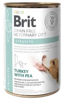 Brit VD Dog GF Struvite Turkey with Pea konzerva 12x 400 g