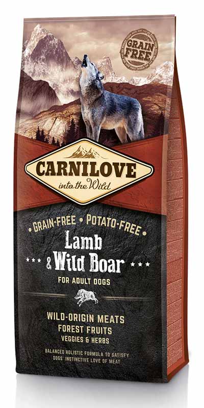 Carnilove Lamb & Wild Boar for ADULT 12 kg