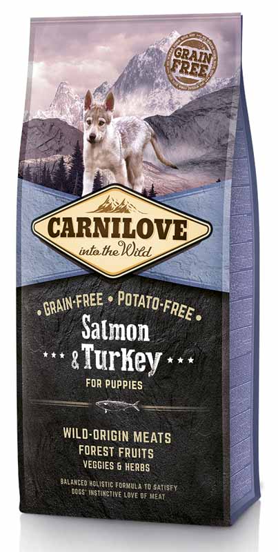 Carnilove Salmon & Turkey for PUPPIES 1,5 kg
