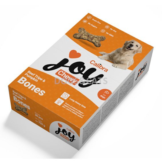 Calibra Joy Chewy Beef Pumpkin Bones 720