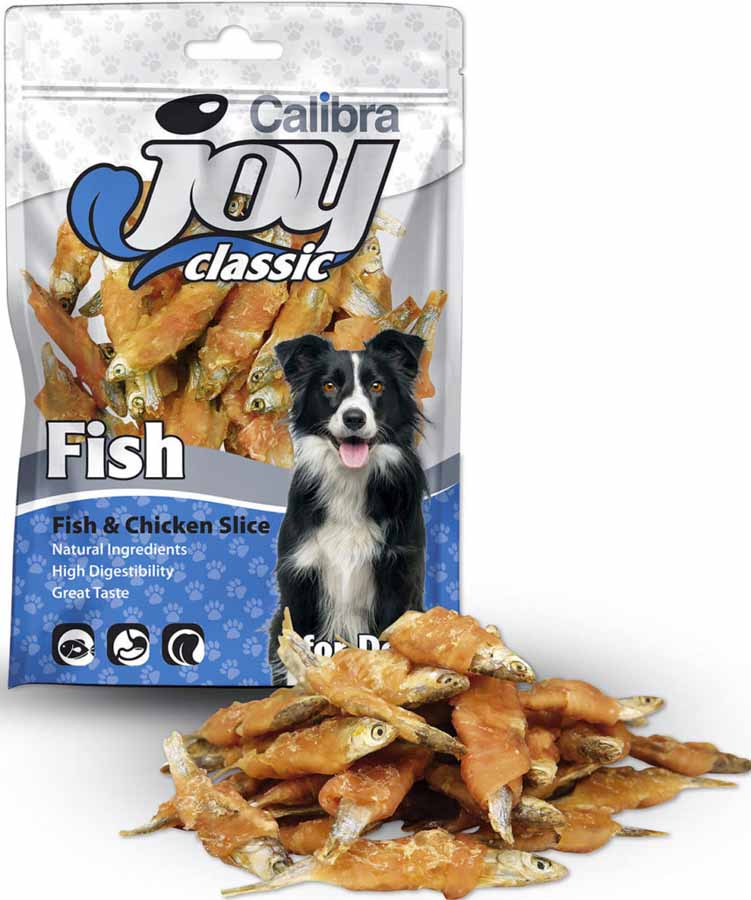 Calibra Joy Dog Fish & Chicken Slice 80 g