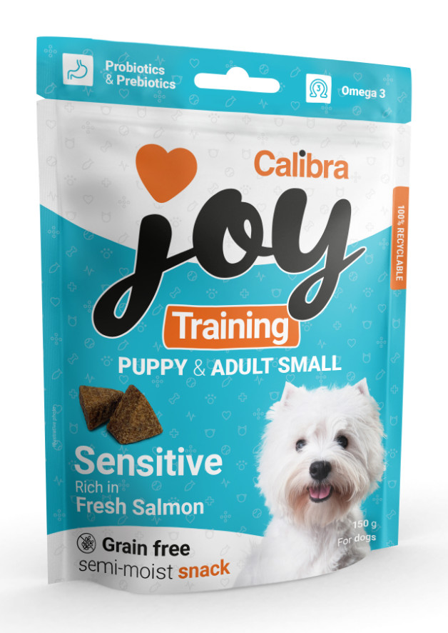 Calibra Joy Dog Training Puppy & Adult Small Sensitive Salmon 150 g