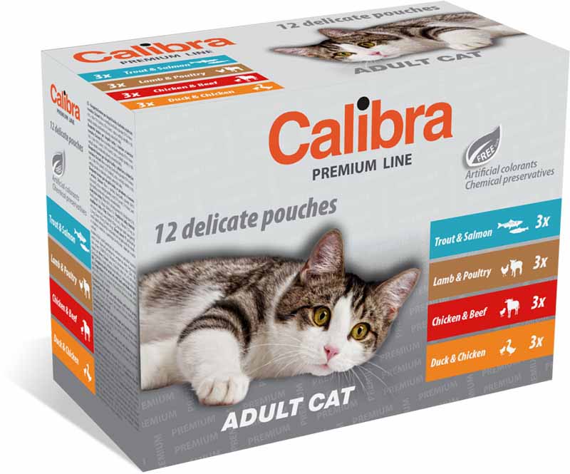 Calibra Cat Premium Line Adult kapsičky 12x 100 g
