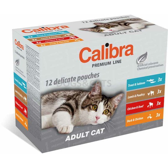 Calibra Pouch Adult Cat Multipack